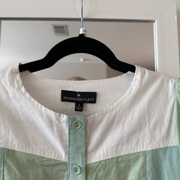 NWOT Tuckernuck Pomander Place Sea Green Elliot Dress Size Small Color Green - Picture 2 of 4